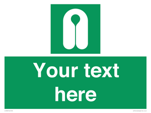 Custom sign safe condition Lifejacket